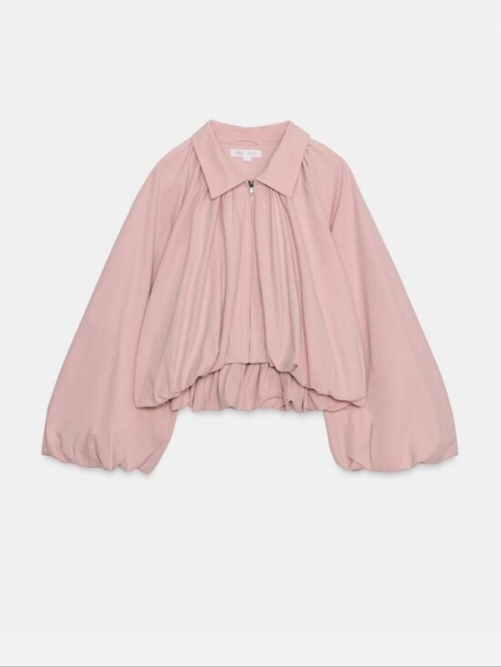 ZARA PUFF SLEEVE BOMBER JACKET SIZE M - Picture 10 of 16
